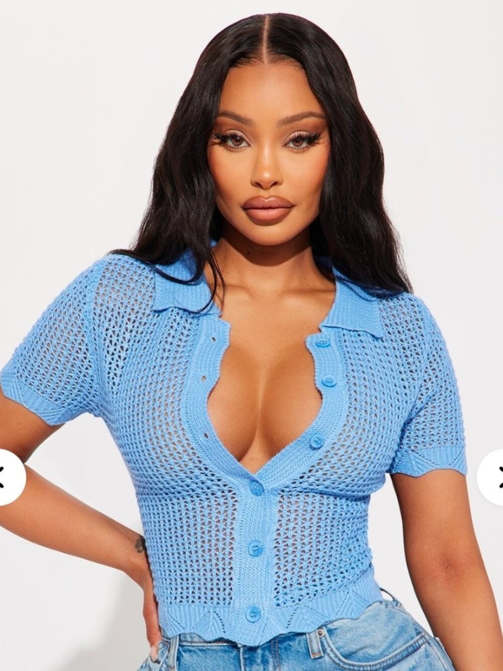 NWT Fashion Nova Jazzy Sweater Shirt (1XL)